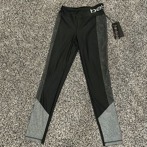 bebe sport women’s S black & grey leggings